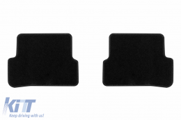 Textile floor mats by Rigum suitable for Renault Clio 2012-2019, set of 4 pieces, black-image-6244291