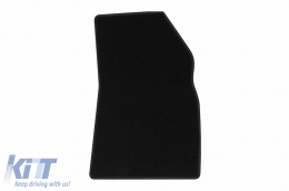 Textile floor mats by Rigum suitable for Renault Clio after 2019, set of 4 pieces, black-image-6244297