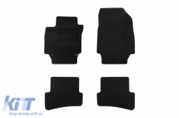 Textile floor mats by Rigum suitable for Renault Captur 2013-2020, set of 4 pieces, black - ABFMR6023116