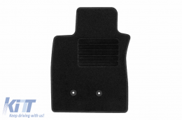 Textile floor mats by Rigum suitable for Renault Clio III 2005-2013, set of 4 pieces, black-image-6246553