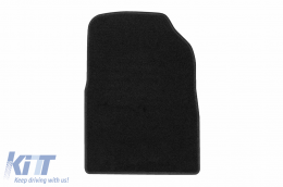 Textile floor mats by Rigum suitable for Renault Clio III 2005-2013, set of 4 pieces, black-image-6246554