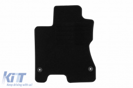 Textile floor mats by Rigum suitable for Renault Koleos 2008-2015, set of 4 pieces, black-image-6246581