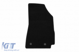 Textile floor mats by Rigum suitable for Renault Arkana Hybrid after 2021, set of 4 pieces, black-image-6247252