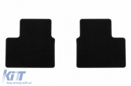 Textile floor mats by Rigum suitable for Renault Arkana Hybrid after 2021, set of 4 pieces, black-image-6247253