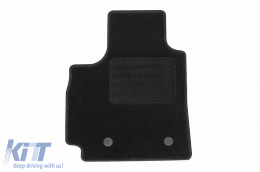 Textile floor mats by Rigum suitable for Renault Arkana after 2021, set of 4 pieces, black-image-6247258