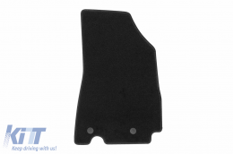 Textile floor mats by Rigum suitable for Renault Arkana after 2021, set of 4 pieces, black-image-6247259