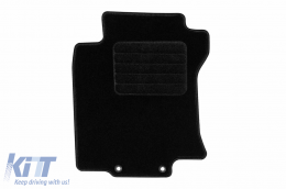 Textile floor mats by Rigum suitable for Renault Koleos after 2017, set of 4 pieces, black-image-6247533