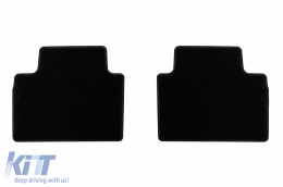 Textile floor mats by Rigum suitable for Renault Koleos after 2017, set of 4 pieces, black-image-6247535