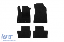 Textile floor mats by Rigum suitable for Renault Austral after 2023, set of 4 pieces, black - ABFMR6023290