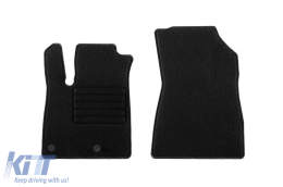 Textile floor mats by Rigum suitable for Renault Austral after 2023, set of 4 pieces, black-image-6247663
