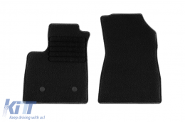Textile floor mats by Rigum suitable for Renault Austral Hybrid after 2023, set of 4 pieces, black-image-6247735