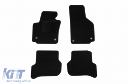 Textile floor mats by Rigum suitable for Seat Altea 2009-2015, set of 4 pieces, black - ABFMS6023147