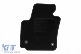 Textile floor mats by Rigum suitable for Seat Altea 2009-2015, set of 4 pieces, black-image-6246739