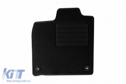 Textile floor mats by Rigum suitable for Seat Cupra Born after 2022, set of 4 pieces, black-image-6247989