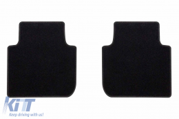 Textile floor mats by Rigum suitable for Skoda Kodiaq after 2017, set of 4 pieces, black-image-6244345