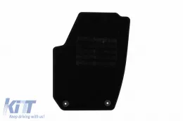 Textile floor mats by Rigum suitable for Skoda Roomster 2006-2015, set of 4 pieces, black-image-6244371