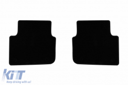 Textile floor mats by Rigum suitable for Skoda Kamiq after 2019, set of 4 pieces, black-image-6244380