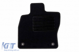 Textile floor mats by Rigum suitable for Skoda Superb after 2015, set of 4 pieces, black-image-6244392