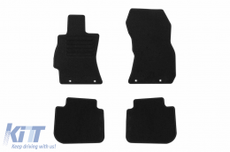 Textile floor mats by Rigum suitable for Subaru Forester 2013-2018, set of 4 pieces, black - ABFMS6023152