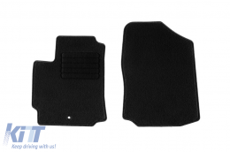 Textile floor mats by Rigum suitable for Subaru Justy 2008-2011, set of 4 pieces, black-image-6246789