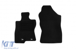 Textile floor mats by Rigum suitable for Subaru Crosstrek after 2024, set of 4 pieces, black-image-6247831