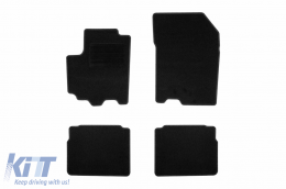 Textile floor mats by Rigum suitable for Suzuki SX4 S-cross 2014-2021, set of 4 pieces, black - ABFMS6023159
