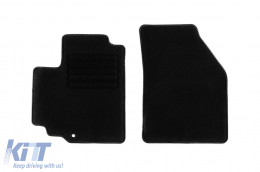 Textile floor mats by Rigum suitable for Suzuki Alto after 2010, set of 4 pieces, black-image-6246822