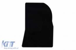Textile floor mats by Rigum suitable for Tesla Model 3 after 2017, set of 3 pieces, black-image-6247370