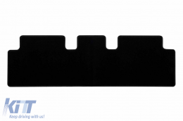 Textile floor mats by Rigum suitable for Tesla Model 3 after 2017, set of 3 pieces, black-image-6247371