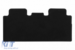 Textile floor mats by Rigum suitable for Tesla Model X after 2015, set of 3 pieces, black-image-6247378