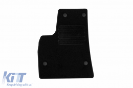 Textile floor mats by Rigum suitable for Tesla Model S 2012-2016, set of 3 pieces, black-image-6247473