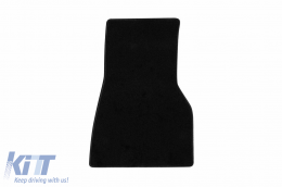 Textile floor mats by Rigum suitable for Tesla Model S 2012-2016, set of 3 pieces, black-image-6247474