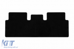 Textile floor mats by Rigum suitable for Tesla Model S 2012-2016, set of 3 pieces, black-image-6247475