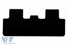 Textile floor mats by Rigum suitable for Tesla Model Y 2020-2025, set of 3 pieces, black-image-6247482