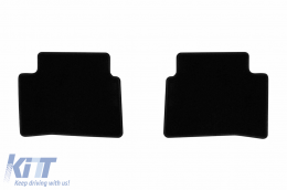 Textile floor mats by Rigum suitable for Toyota Corolla E210 estate, sedan after 2019, set of 4 pieces, black-image-6246653