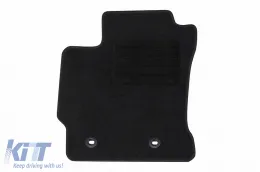 Textile floor mats by Rigum suitable for Toyota Auris 2013-2018, set of 4 pieces, black-image-6246908