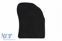 Textile floor mats by Rigum suitable for Toyota Auris 2013-2018, set of 4 pieces, black-image-6246909