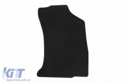 Textile floor mats by Rigum suitable for Toyota Hilux after 2016, with double cab, set of 4 pieces, black-image-6246984