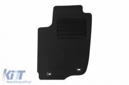 Textile floor mats by Rigum suitable for Toyota RAV4 2013-2019, set of 3 pieces, black-image-6246997