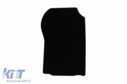 Textile floor mats by Rigum suitable for Toyota Land Cruiser 150 2009-2013, set of 4 pieces, black-image-6247156
