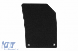 Textile floor mats by Rigum suitable for Volvo XC60 after 2017, set of 4 pieces, black-image-6244827