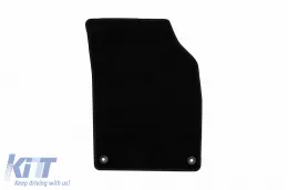 Textile floor mats by Rigum suitable for Volvo XC90 after 2014, set of 4 pieces, black-image-6247026