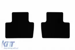 Textile floor mats by Rigum suitable for Volvo XC90 after 2014, set of 4 pieces, black-image-6247027