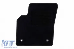 Textile floor mats by Rigum suitable for Volvo S40 2005-2012, set of 4 pieces, black-image-6247032