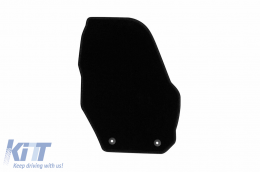 Textile floor mats by Rigum suitable for Volvo S60 2011-2018, set of 4 pieces, black-image-6247040
