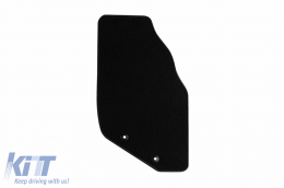 Textile floor mats by Rigum suitable for Volvo V70 2001-2008, set of 4 pieces, black-image-6247054