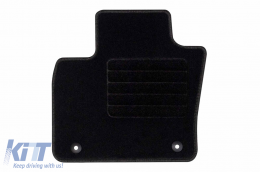 Textile floor mats by Rigum suitable for Volvo XC40 after 2018, set of 4 pieces, black-image-6247066