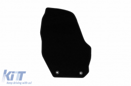 Textile floor mats by Rigum suitable for Volvo XC60 2008-2017, set of 4 pieces, black-image-6247074