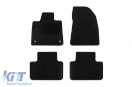 Textile floor mats by Rigum suitable for Volvo EX30 after 2024, set of 4 pieces, black - ABFMV6023326