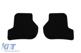 Textile floor mats by Rigum suitable for Volkswagen Golf 5 2004-2008, Golf 6 2009-2013, Jetta 2005-2011, set of 4 pieces, black-image-6244414